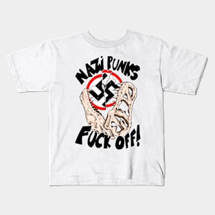 Nz punks fck off! Kids T-Shirt